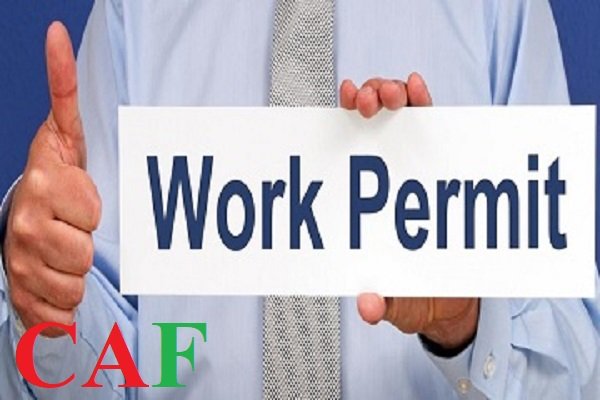 Giấy phép lao động Work Permit - Dịch Vụ Tư Vấn CAF - Công Ty TNHH Dịch Vụ Tư Vấn CAF